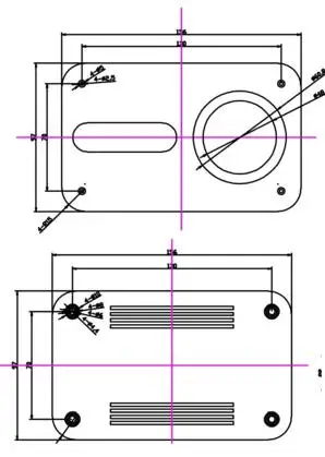 Корпус для печатной платы распределительная коробка 160*100*30 мм электронная