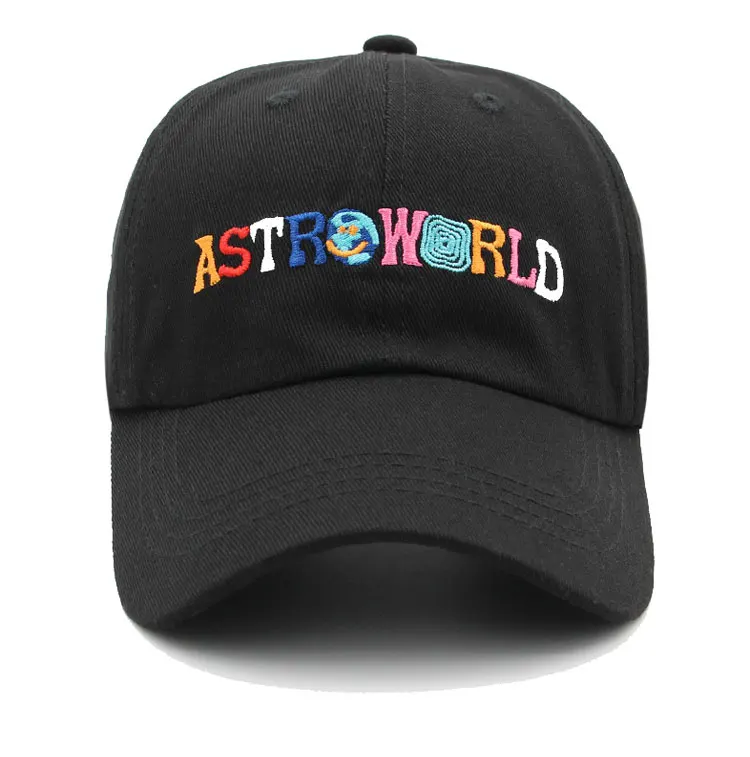 Новые Бейсболки ASTROWORLD с вышивкой в стиле хип-хоп, бейсболки, головные уборы для мужчин и женщин, регулируемые кепки, унисекс, Astroworld
