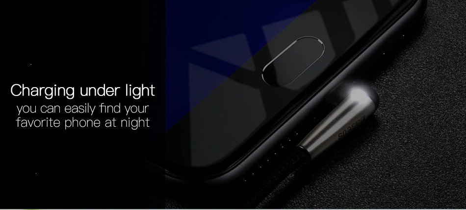Baseus Lighting Micro USB кабель Реверсивный Быстрая Зарядка Кабель Microusb для samsung A7 Xiaomi Redmi Note 5 Android зарядное устройство