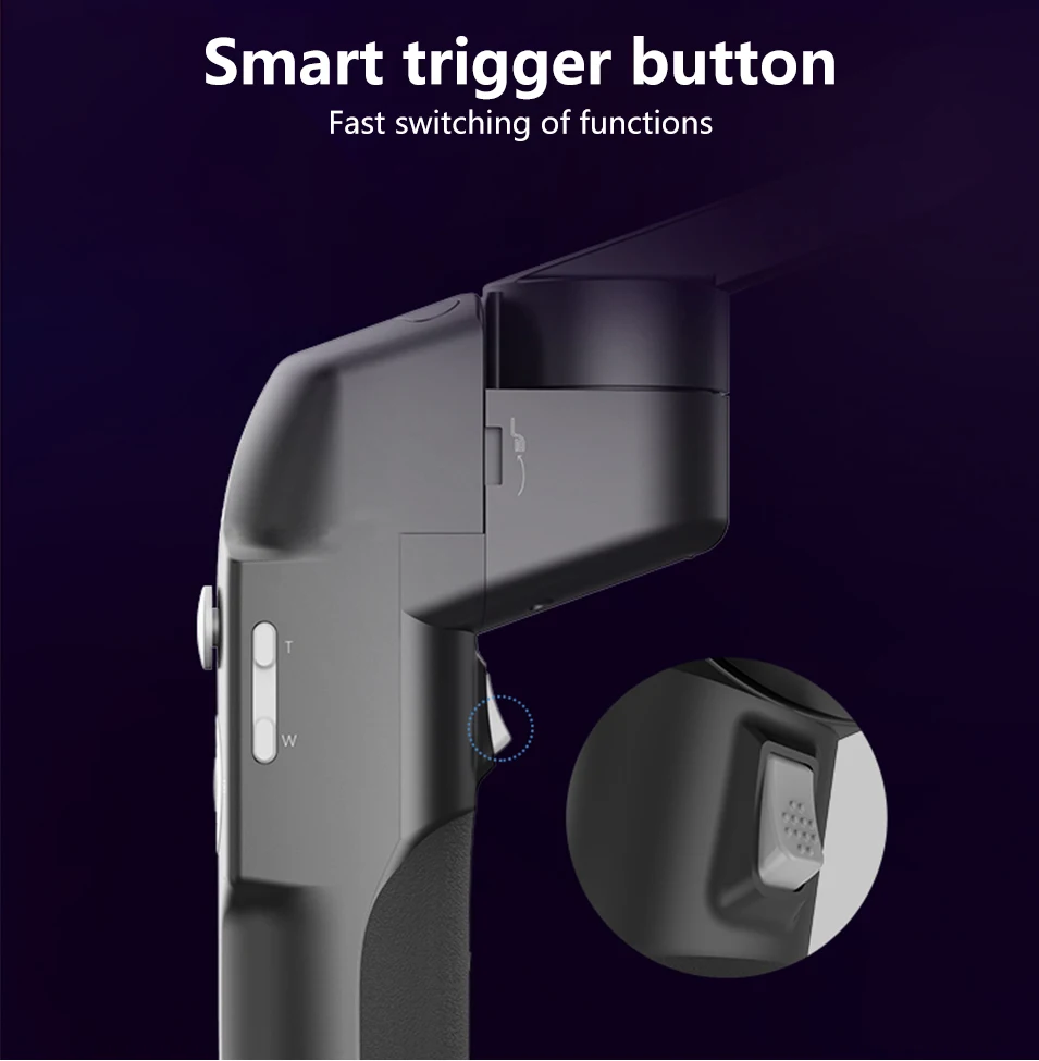 Moza Mini S складной 3 оси смартфон Gimbal расширение StickHandheld Gimbal стабилизатор для iPhone Xs Max X samsung S10 S9