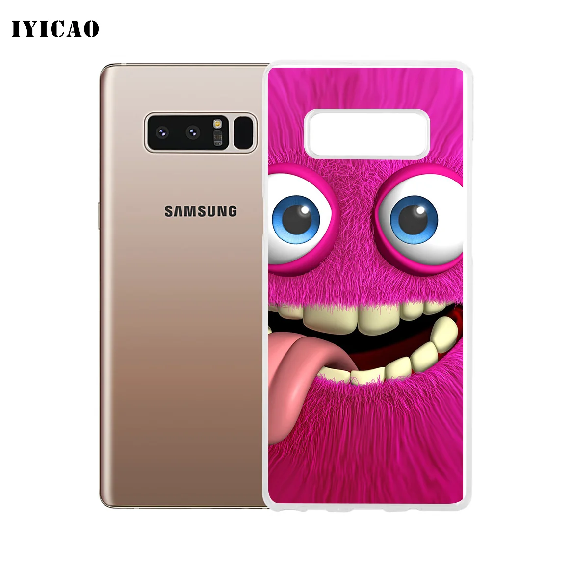 IYICAO милый 3D Мягкий силиконовый чехол для телефона Samsung A5 A6 Plus A7 A8 A9 J3 J5 J7 Note 8 9 TPU