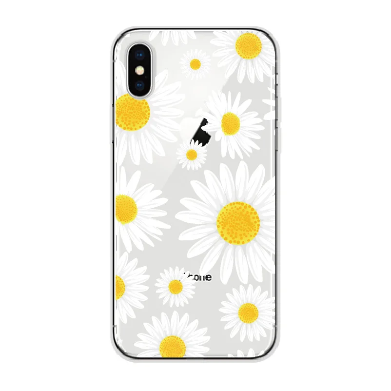 

Cute Summer Sunflower Floral Flower Soft Clear Phone Case Fundas Coque For iPhone 11 12Pro Max 7 7Plus 6 6S 8 8PLUS X XS Max