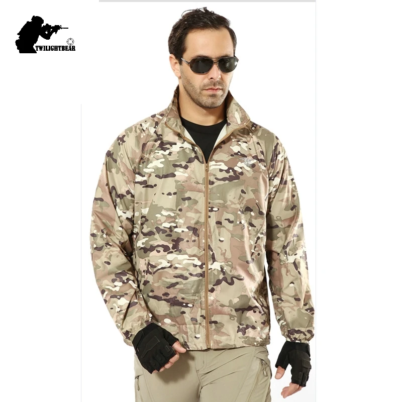 Новая камуфляжная тактическая уплотненная кожаная куртка летняя уличная