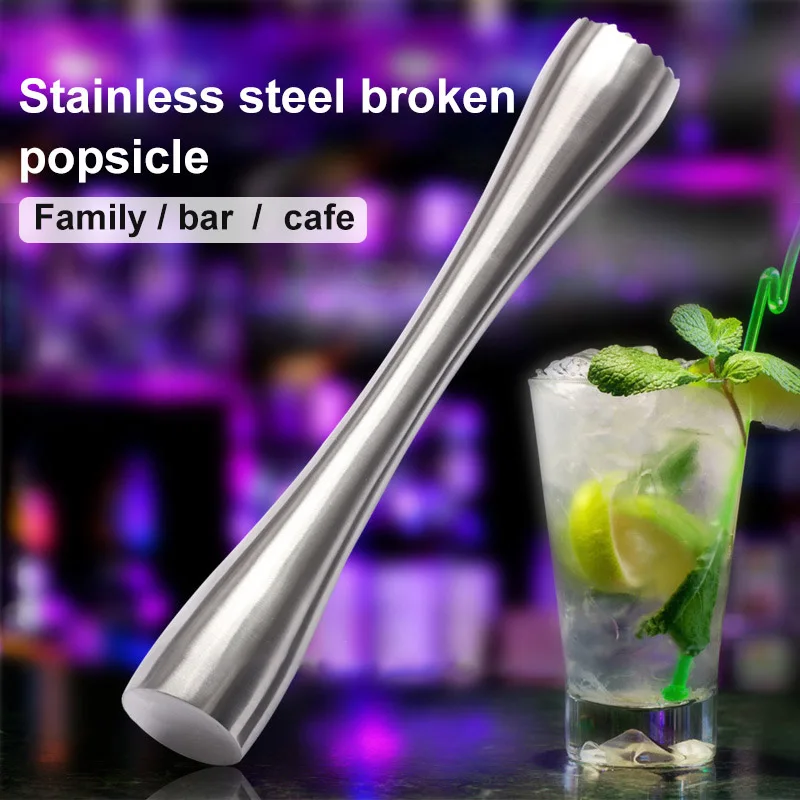 Барный пестик из нержавеющей стали Mojitos напиток Muddler Профессиональный бармен инструмент HTQ99