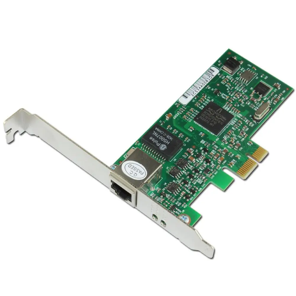 WY5722T1 PCI E X1 Gigabit Ethernet сетевая карта 10/100 мбит/с проводная LAN сервер ISCS для BROADCOM