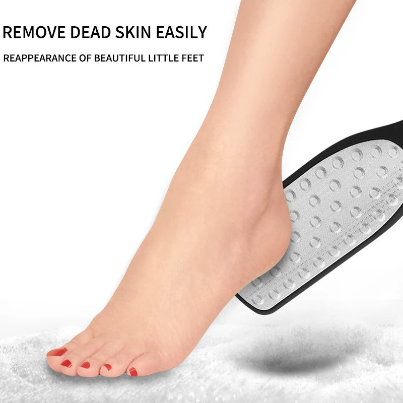 

1PC Skin Stainless Steel Coarse Callus Remover Foot File For Dead Hard Pedicure Rasp Tools Cuticle Pusher Nail Foot Care FT49