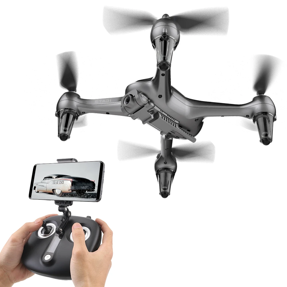 Игрушечный Дрон 4K HD камера с GPS FOLLOW ME FPV Радиоуправляемый квадрокоптер складной