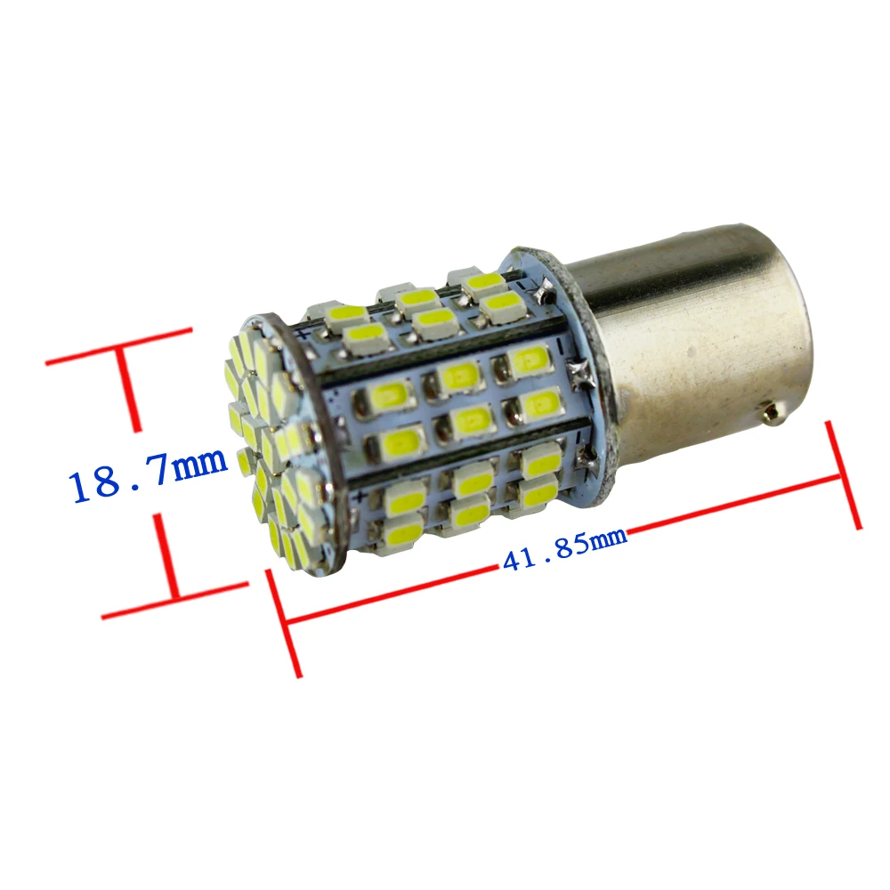 2 шт. Автомобильные светодиодные лампы 1156 BA15S 7507 PY21W 64 SMD | Автомобили и мотоциклы