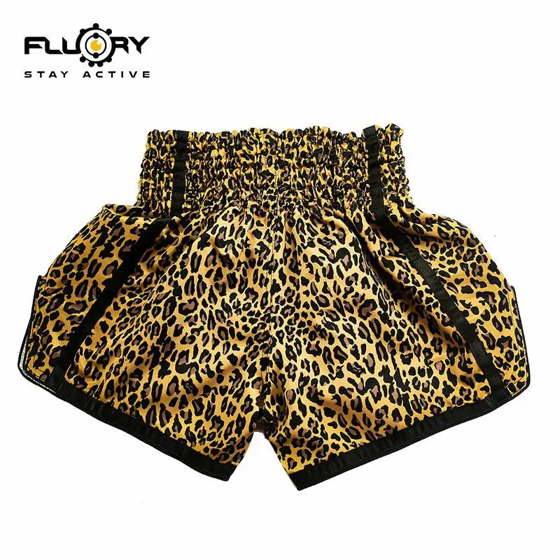 Боксерские Шорты с принтом Fluory шорты вышивкой муай тай|Боксерские трусы| |