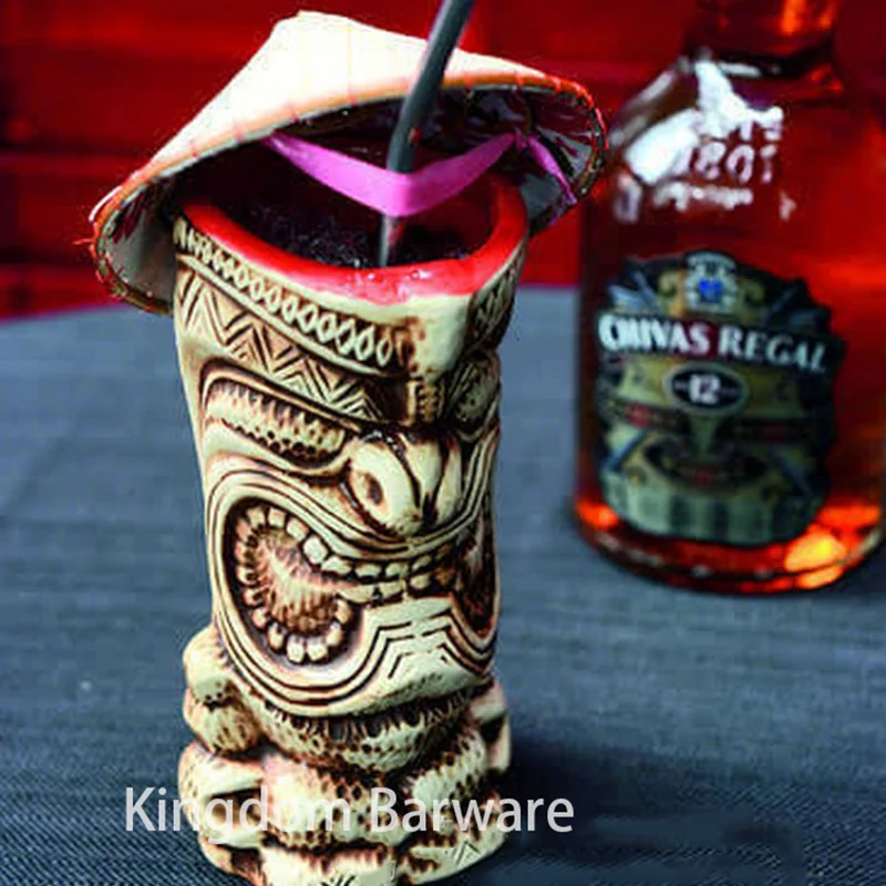Tiki-кружки Коктейльная чашка кружка для пива и вина керамические кружки Tiki