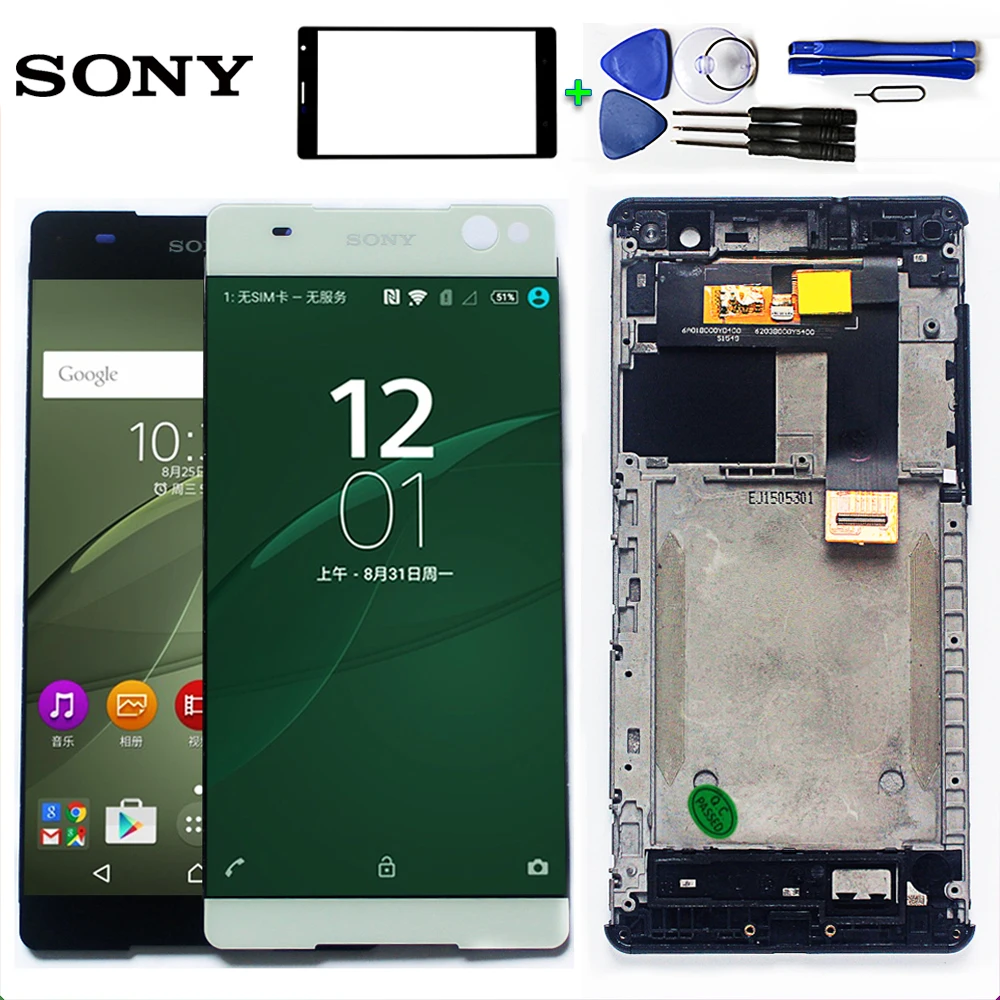6 0 дюймовый ЖК дисплей для SONY Xperia C5 Ultra E5506 E5533 E5563 E5553 кодирующий преобразователь