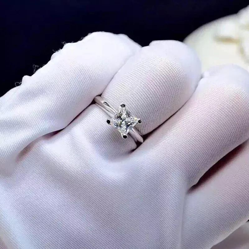Классическое кольцо choucong из 100% настоящего стерлингового серебра 925 пробы с