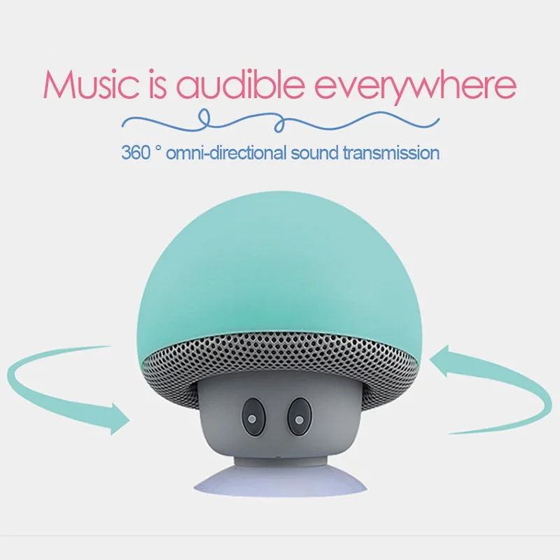 Мини Bluetooth динамик с мультипликационным рисунком водонепроницаемый сабвуфер