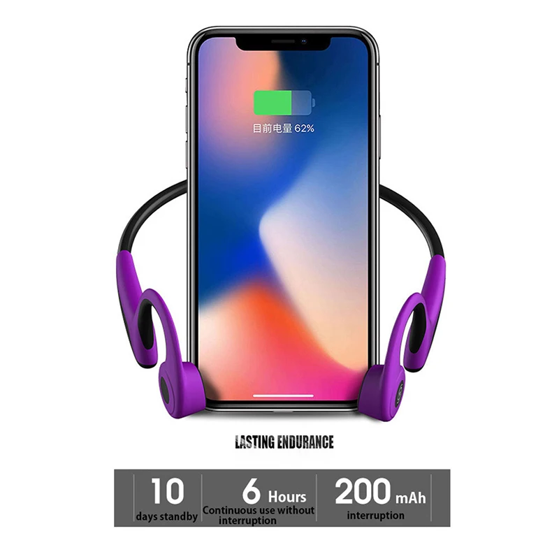 Высококачественная Смарт Гарнитура костной проводимости для Samsung Galaxy S7 S8 S9 S10
