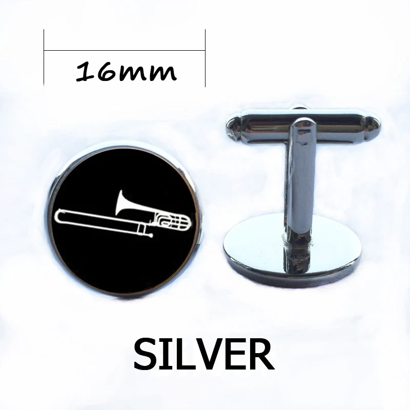 2017 новые музыкальный инструмент ожерелье с силуэтом тромбон кулон dj микшер