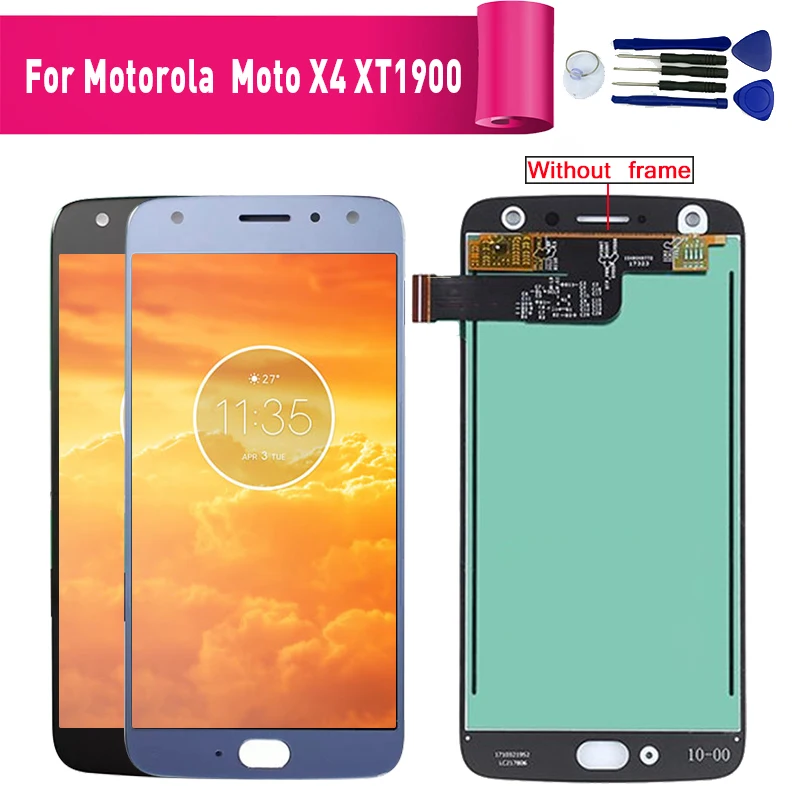 Sinpie для Motorola MOTO X4 ЖК дисплей + кодирующий преобразователь сенсорного экрана в сборе 5 2 дюймовый мобильный
