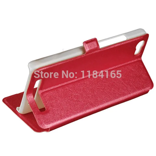 Flip Leather Case for Highscreen Power Ice Silk Texture PU with View Windows & Stand Back Cover | Мобильные телефоны и