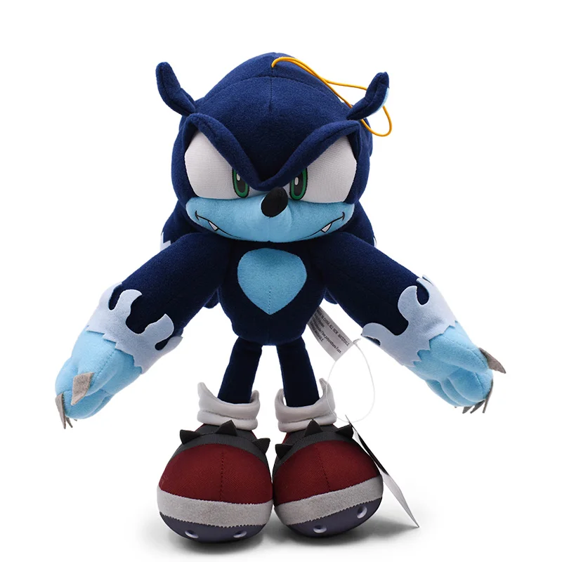 Sonic the Werehog Соник оборотень Мягкая кукла мультфильм животное чучела Peluche Плюшевые игрушки Рождественский подарок для детей - Цвет: Sonic the Werehog