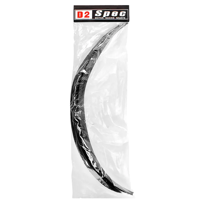 4PCS Carbon Fiber Car Soft rubber Wheel Eyebrow Mudguards mobile Arch Trim Waterproof Auto Pruned Strip Protector Fender | Автомобили и