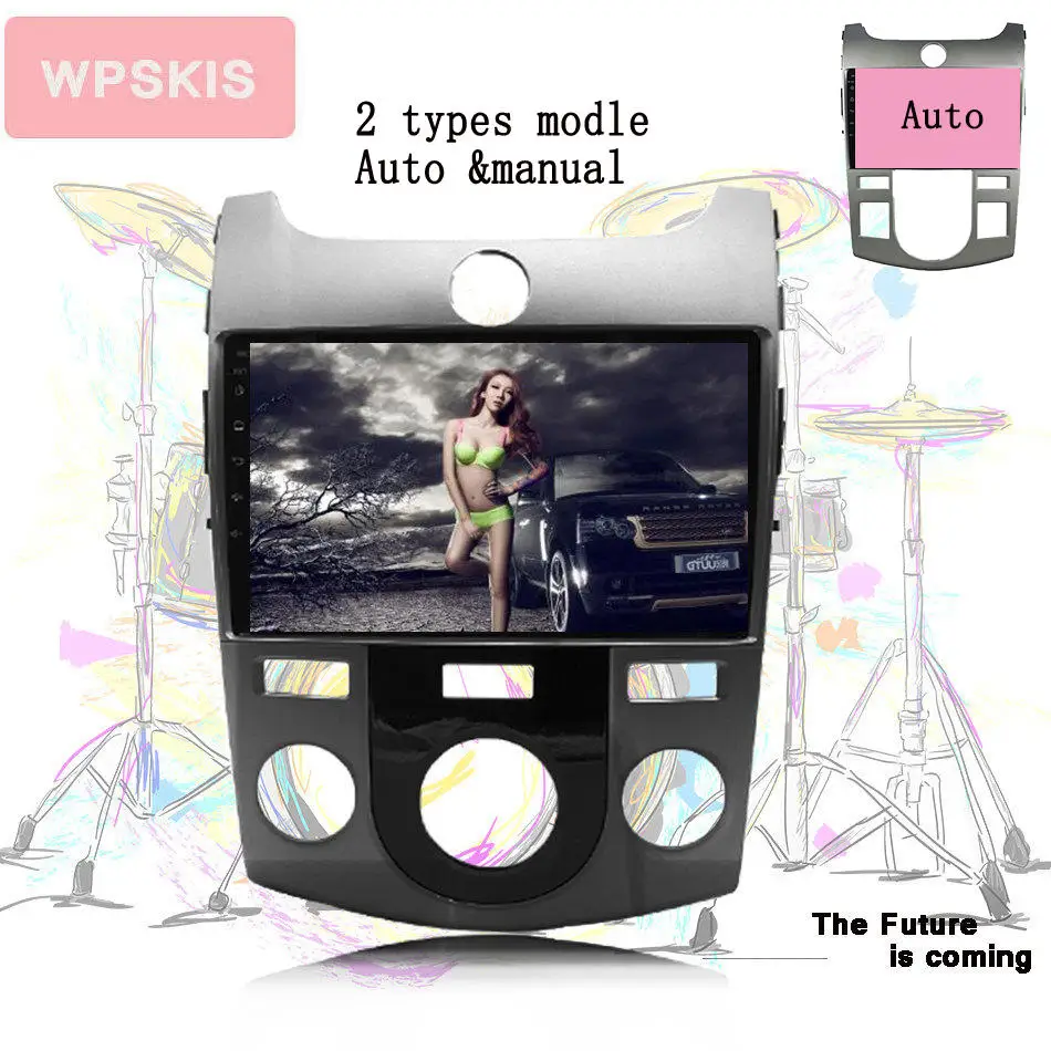 9-дюймовая Система Android 10 0 Автомобильная магнитола для Kia Forte Koup Cerato 2008 -2012 стерео