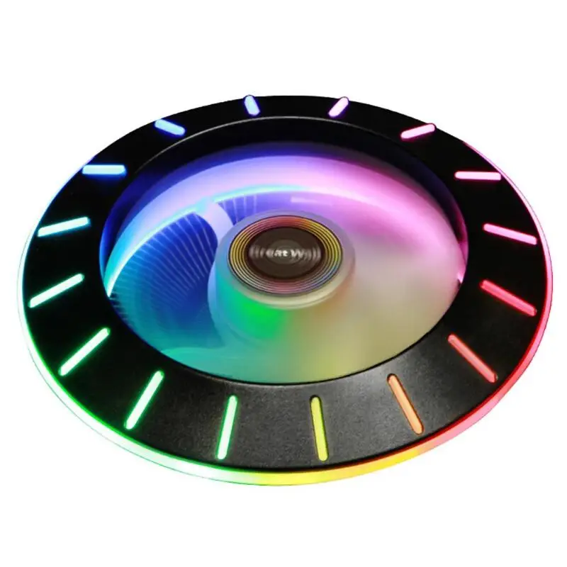 X120 Красочные RGB Процессор кулер с нисходящий поток воздуха Вентилятор охлаждения+ радиатор для LGA 115X/775 FM2/FM1/AM3+/AM4/AM2/940/939/754 материнская плата