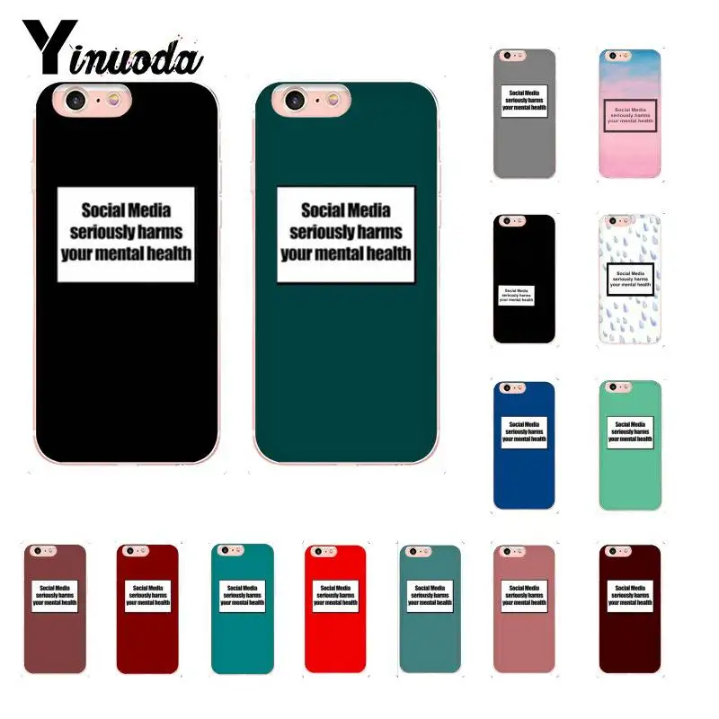 Yinuoda социальные сети серьезно вредят вашему душевному здоровью PhoneCase для iPhone6S6plus 7