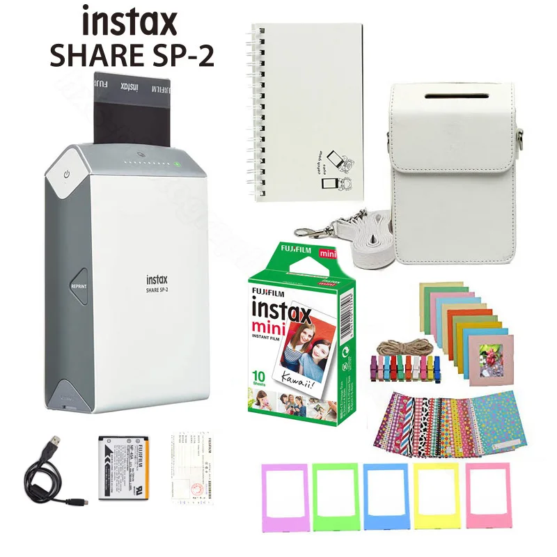 Принтер для смартфонов Fujifilm Instax Share цвет серебристый и золотистый два цвета чехол