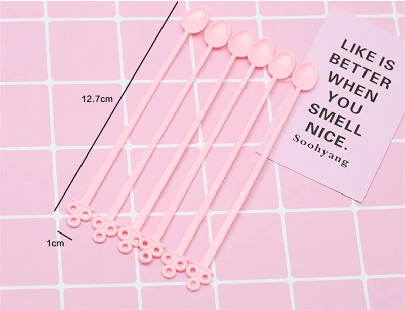 Красочная перемешивающая ложка для глины инструмент сделай сам из нержавеющей