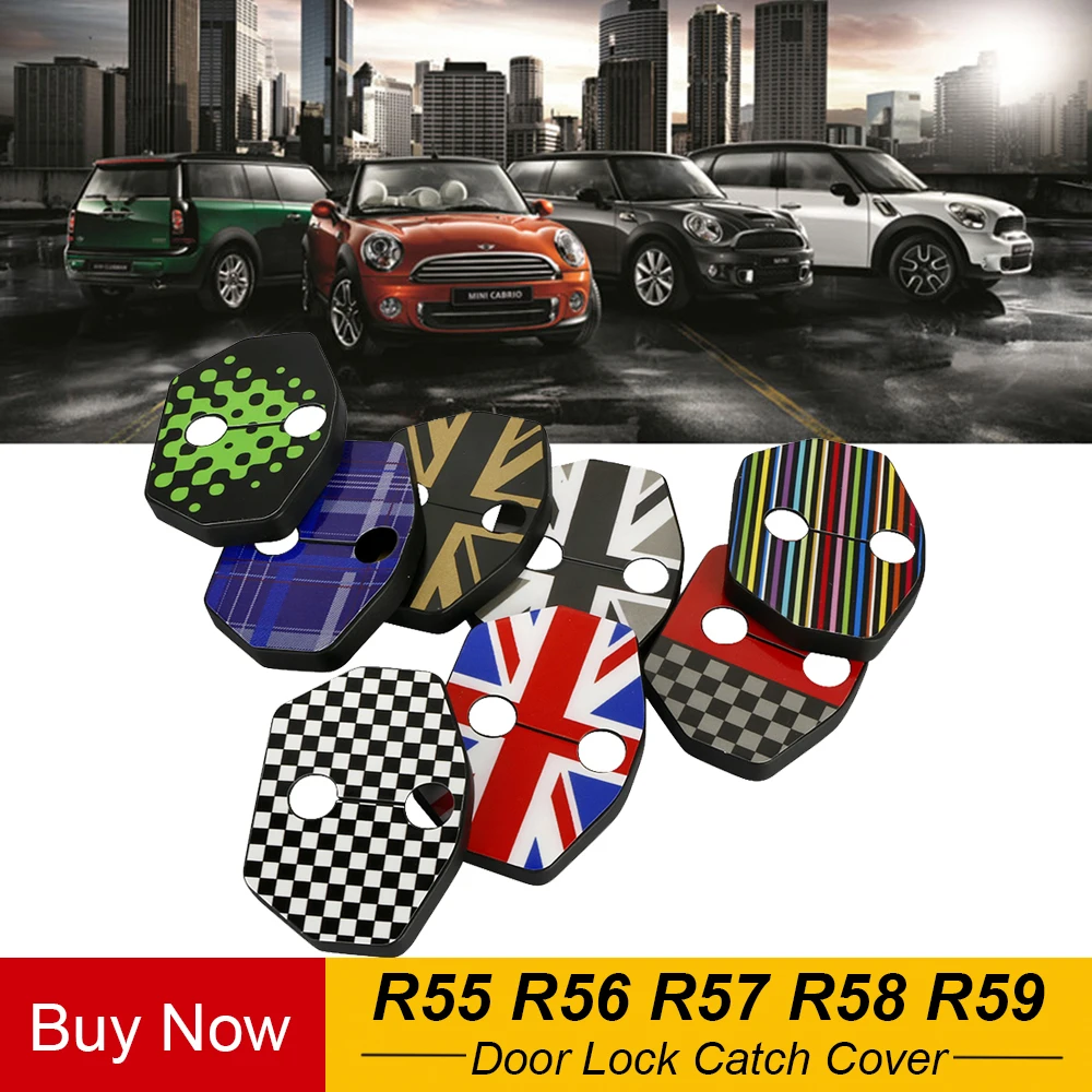 2 шт./лот крышка замка двери Кепка с пряжкой Антикоррозийная для MINI COOPER S хэтчбек Clubman Roadster R55 R56 R57 R58 R59 Union Jack