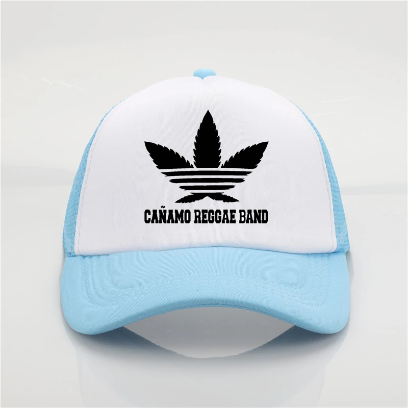 Reggae pattern band printing baseball cap Men and women Summer Trend Cap New Youth Joker sun hat Beach Visor | Аксессуары для