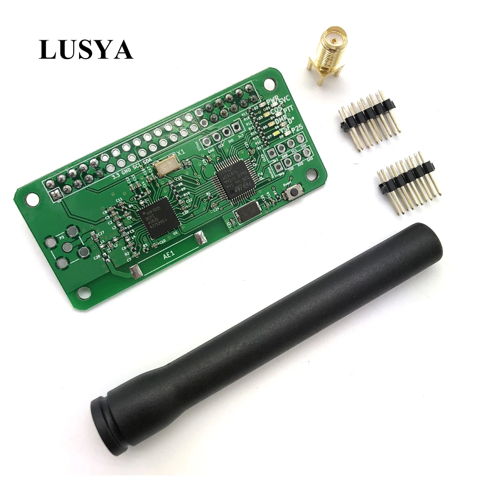 Модуль точки доступа Lusya MMDVM + антенна черный чехол с поддержкой P25 DMR YSF для раций