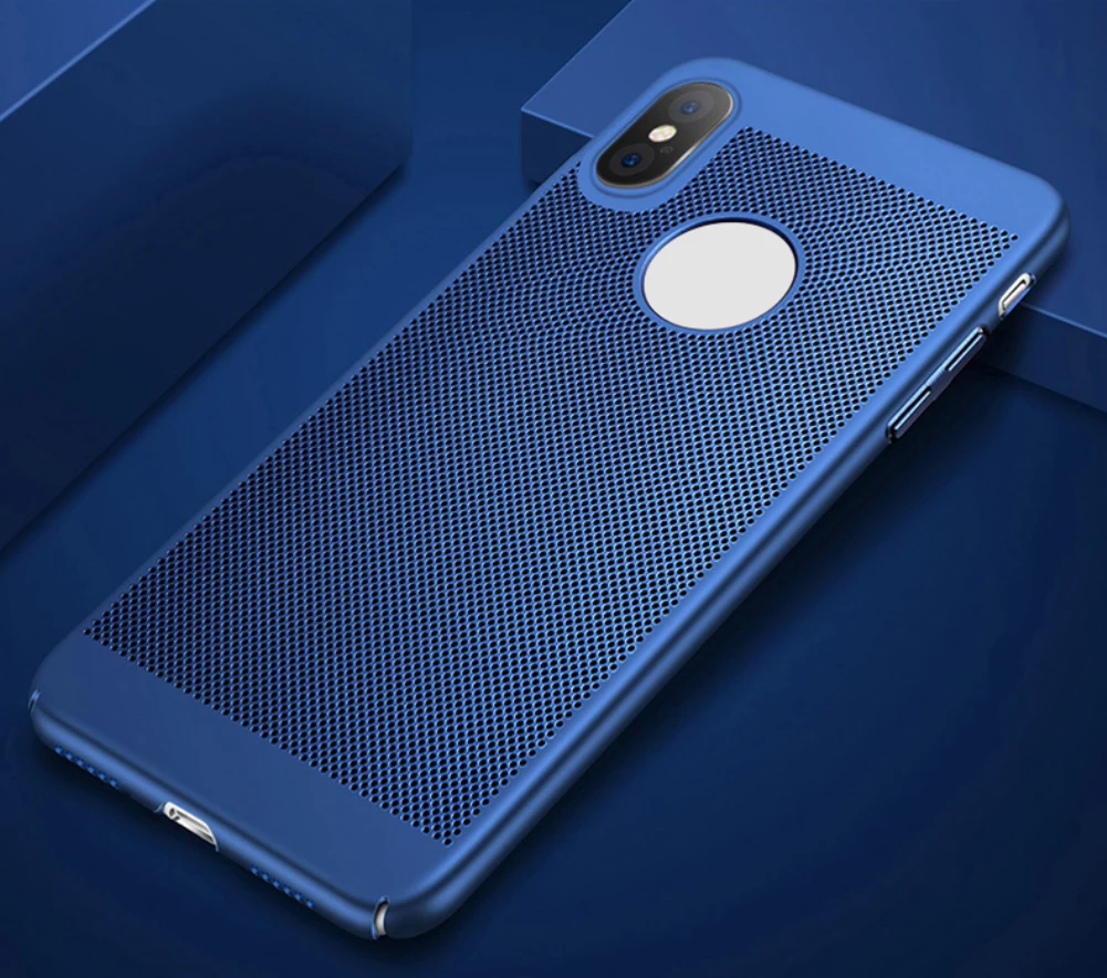 Для iPhone X теплоотвод Защитная чехол для iPhone 7 6 5 8 Plus крутая задняя крышка чехол для iPhone Xs max XR чехол для телефона оболочка