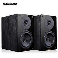 nobsound ns 1900 wood 100w 1 pair 5 5 inches bookshelf speakers 2 0 hifi column sound home professional speaker
