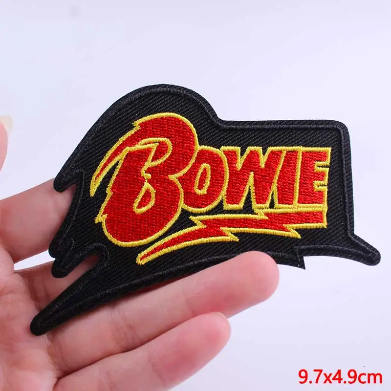 F-PE0967CT Punk Biker Patch Iron on Patches On Clothes Embroidered Letter Patches For Clothing Star Wars Patches Accessories Badges F - Цвет: F-PE0967CT