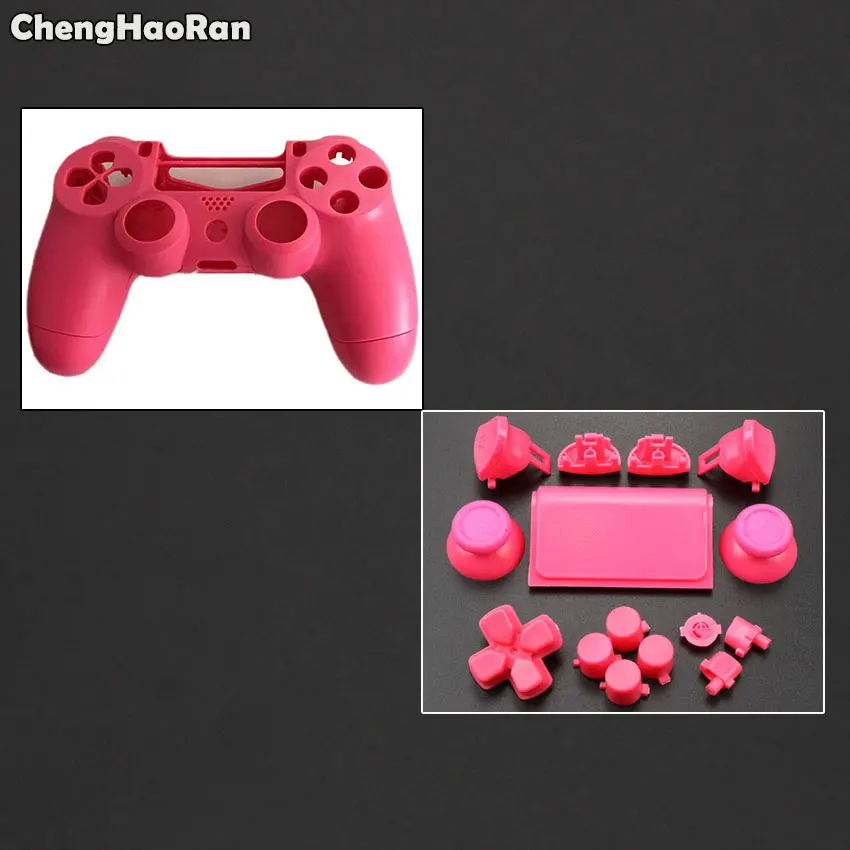 ChengHaoRan для sony PS4 Pro 4,0 контроллер JDS-040 JDM-040 крышка Передняя Задняя жесткая верхняя оболочка чехол с кнопка ABXY набор