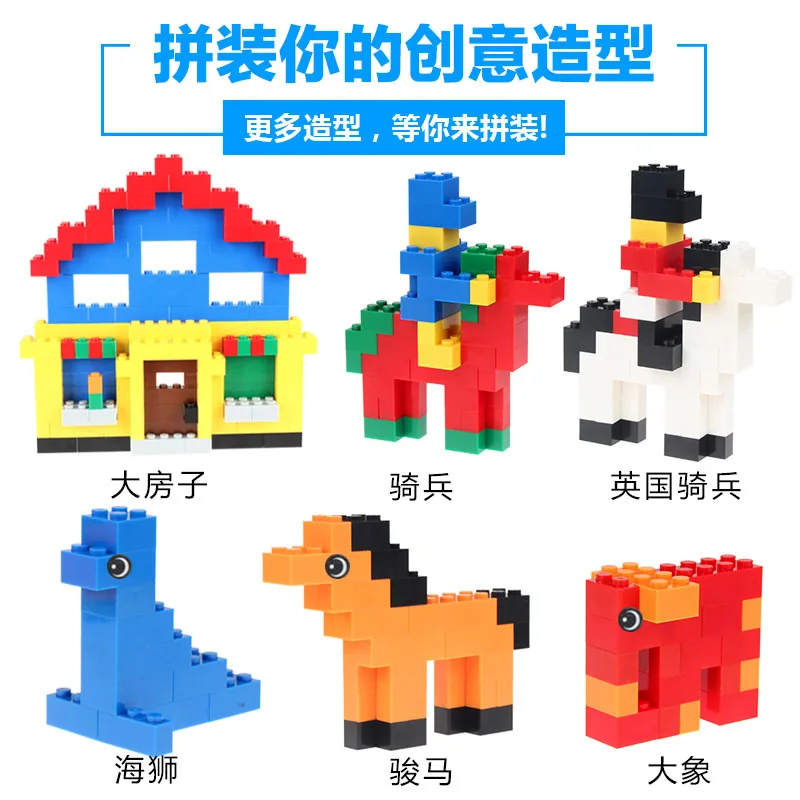

Small Building Blocks Compatible with Lego Building Puzzle DIY kids gift Plastic Assembly Micro Blocks Toys for Children
