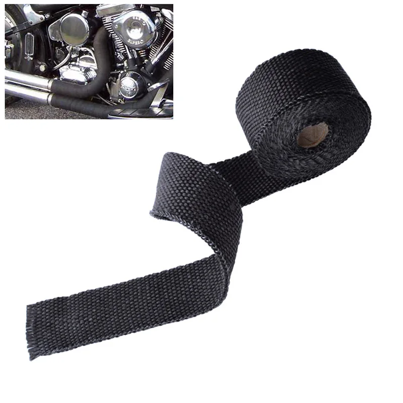 Выхлопная труба заголовка тепла стекловолокна обертывание 2''X0.06''X5m