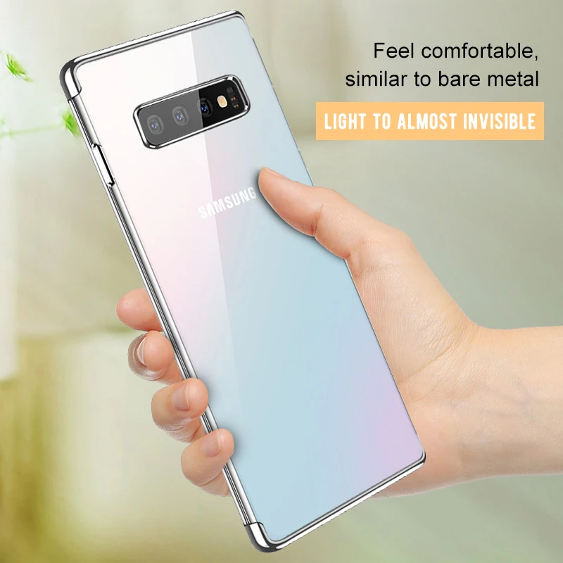Чехол CASPTM для Samsung S10 Plus S10e Ультратонкий Мягкий чехол из ТПУ телефона Galaxy S9 S8 |