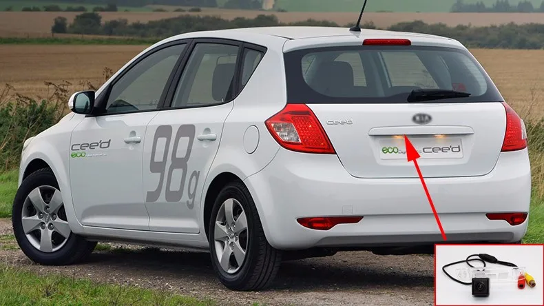 Резервная камера s для KIA Ceed 1th ED 2006~ 2012/RCA AUX Проводная или Беспроводная/HD CCD камера ночного видения Автомобильная камера заднего вида