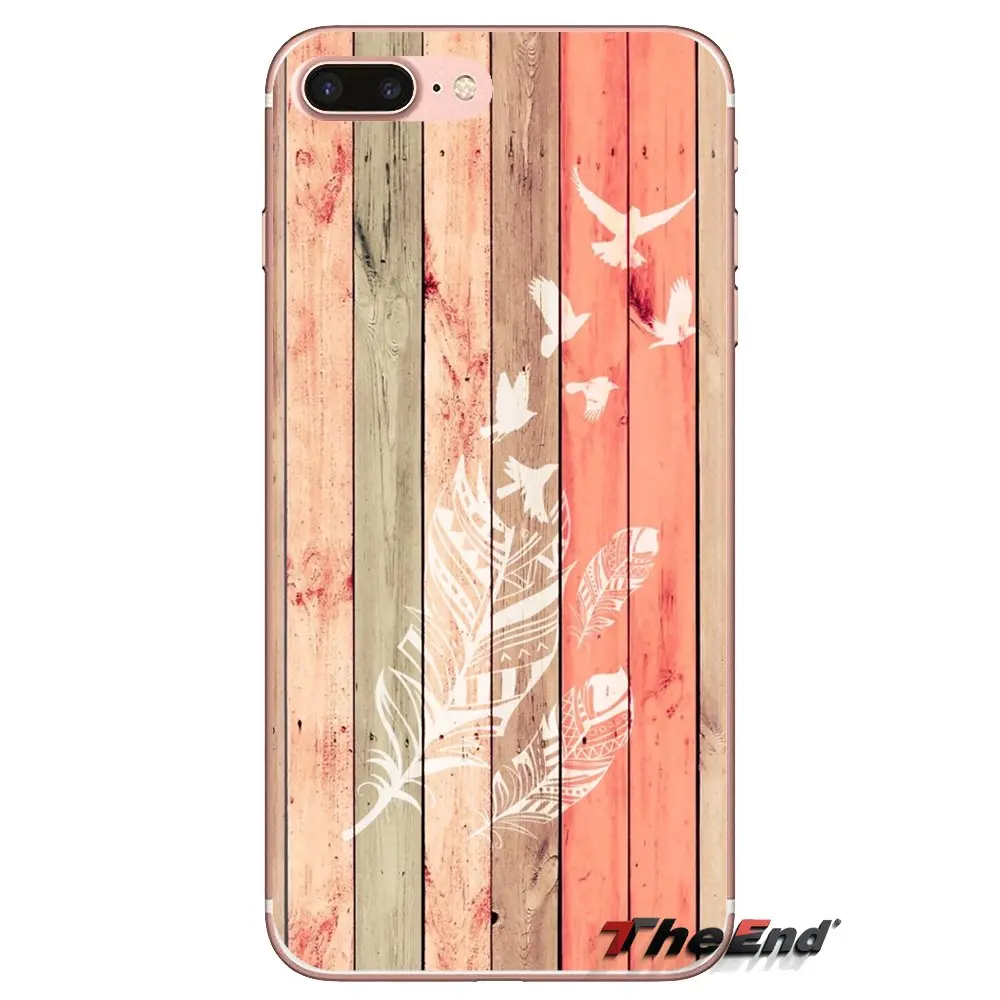 For LG Spirit Motorola Moto X4 E4 E5 G5 G5S G6 Z Z2 Z3 G2 G3 C Play Plus Mini Pink Planks Soft Transparent Shell Covers |