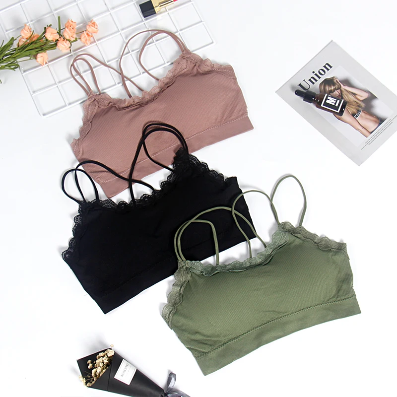 CMENIN Women Top Bra Sexy Lace Tube Strapless Soft Bandeau Tops Wrap Crop tops For And Girl Femme B0115 | Женская одежда