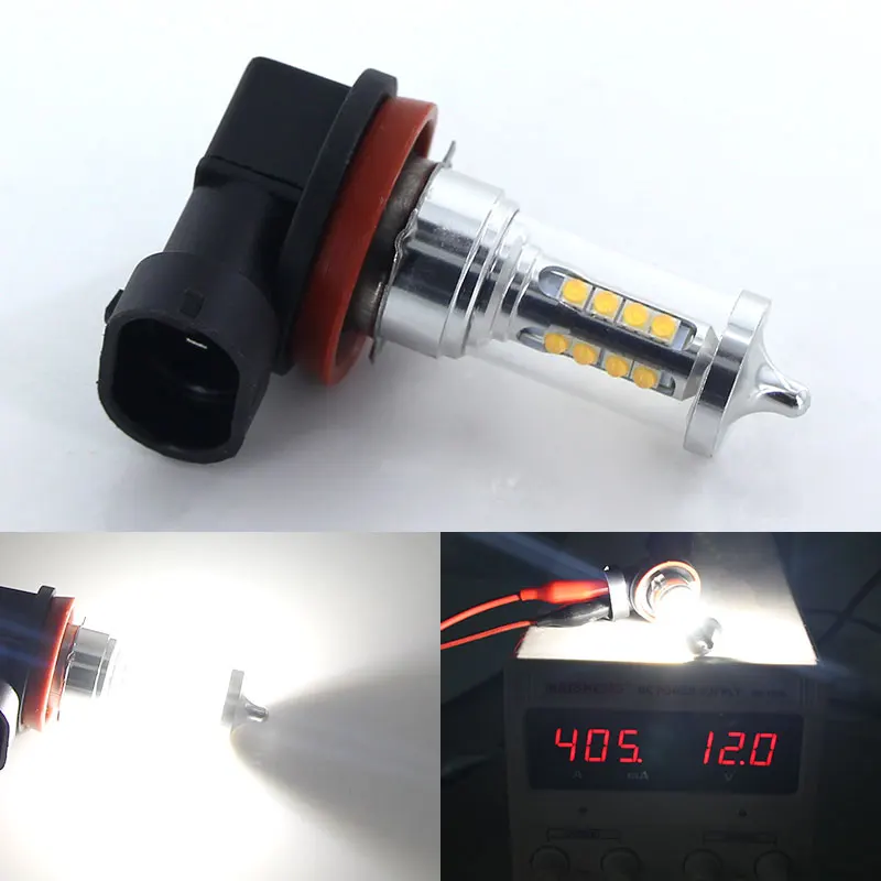 2x Canbus H8 H11 светодиодные лампы HB4 Led HB3 9006 9005 Противотуманные фары 2000LM 6000 K дневные ходовые огни 12 V Белый DRL Противотуманные Автомобильные светодиодные лампы для автомобильных фар