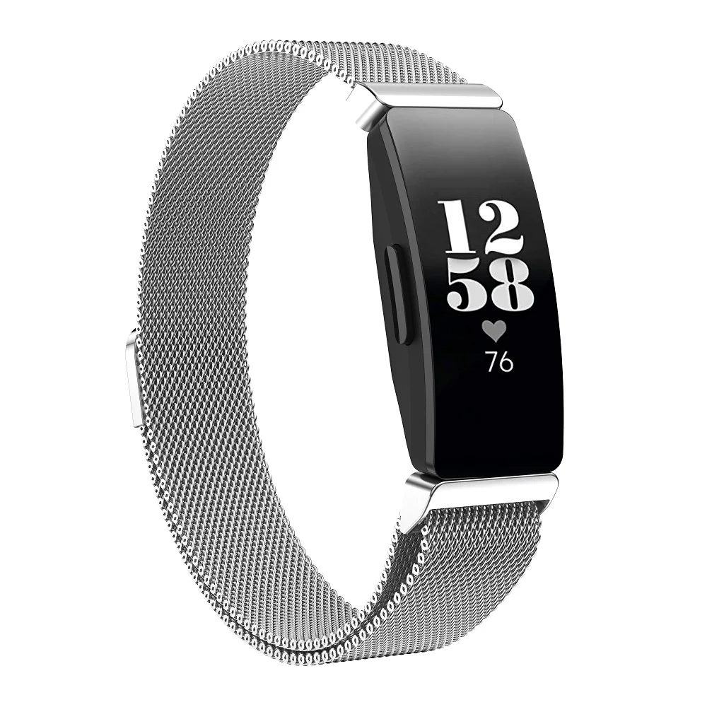 Ремешок для часов Fitbit Inspire магнитный ремешок из нержавеющей стали отслеживания