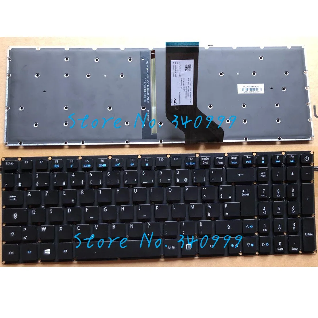 Для acer Aspire VX 15 VX5-591G VX5-591 VN7-591 освещенная контржурным светом Французская клавиатура