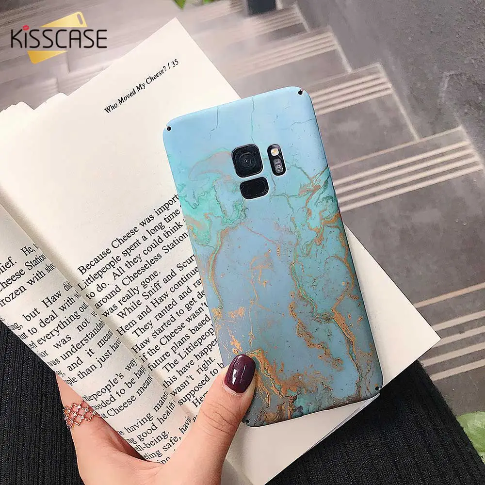Роскошный Жесткий поликарбонатный чехол KISSCASE с водяным узором для Samsung S10 Plus S10e