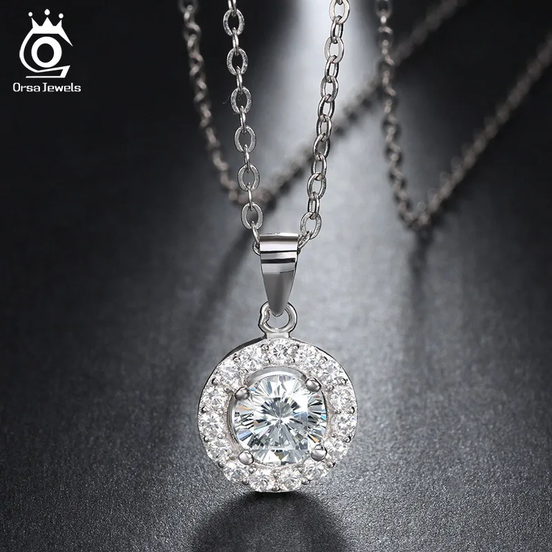 Женское украшение из серебра 925 пробы с австрийским фианитом|necklace a|necklaces for womenpendant