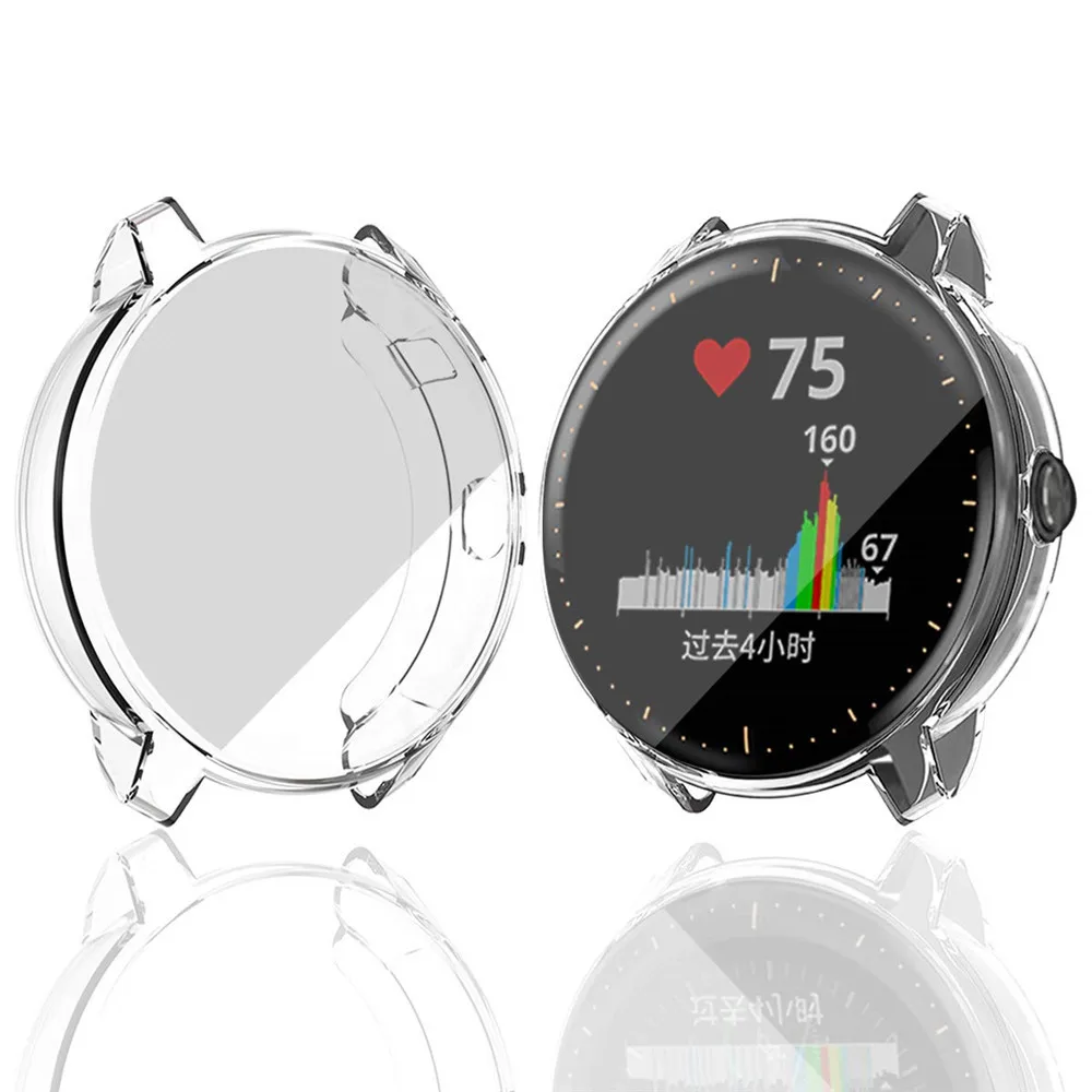 Легкий протектор экрана полное покрытие для Garmin Vivoactive 3 музыкальные часы Чехол тонкий мягкий ТПУ Защитная оболочка аксессуары для бампера