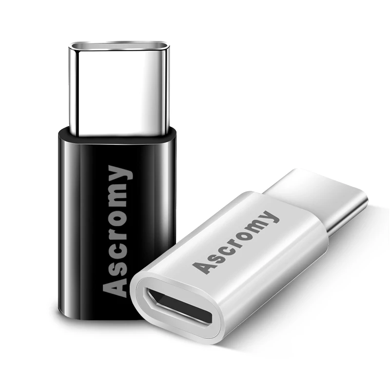 Ascromy 3 шт. USB C к Micro OTG кабель Type адаптер конвертер для Macbook Samsung Galaxy S8 S9 Plus Huawei P20 Pro