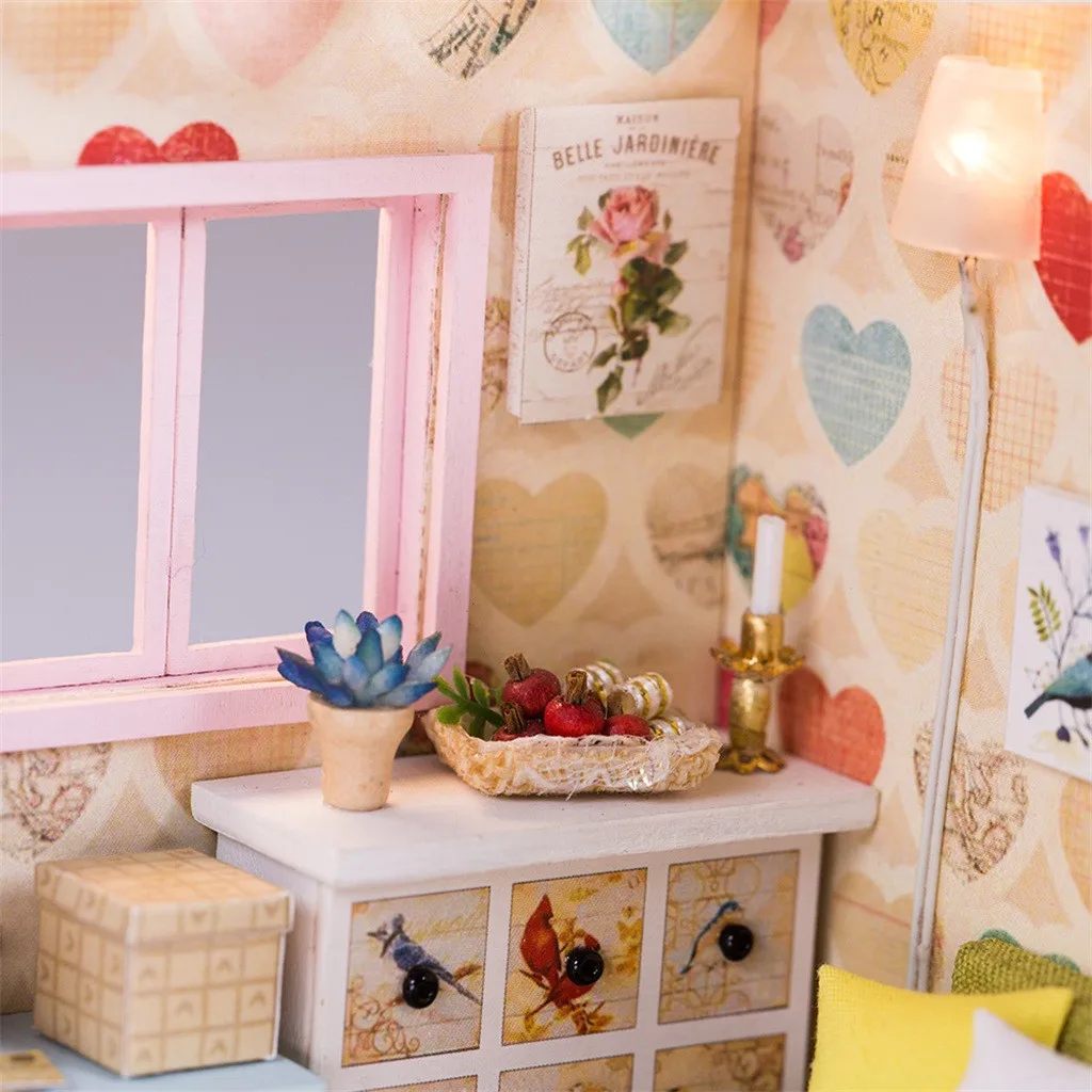 Кукольный дом игрушки для детей миниатюрные Diy головоломки игрушка кукольный