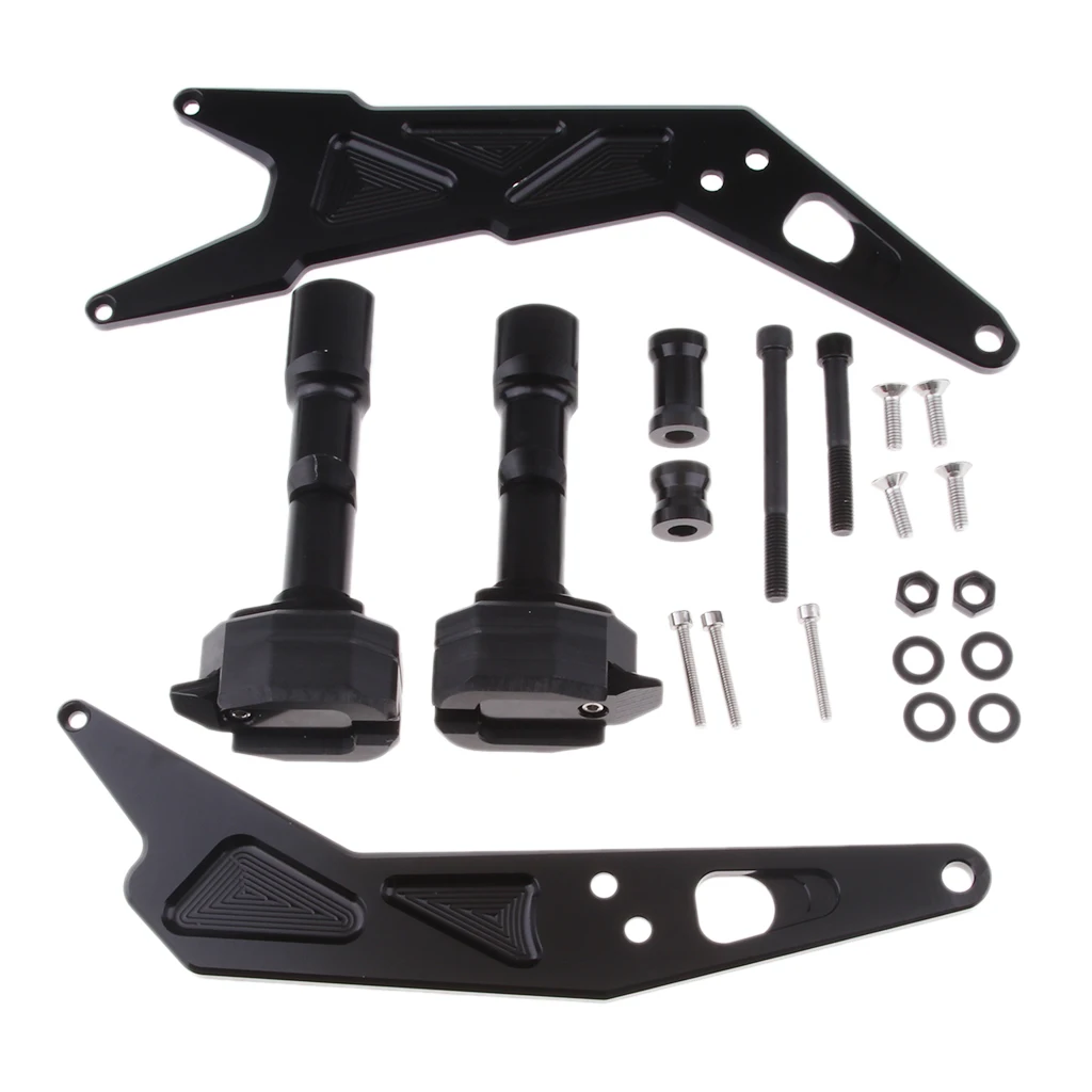 

dolity Set of Frame Slider Crash Falling Protector For Kawasaki Ninja 250 300 2013 2014 2015 2016